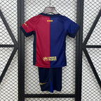 T-shirt e Pantaloncini Bambino FC Barcelona Home 24/25