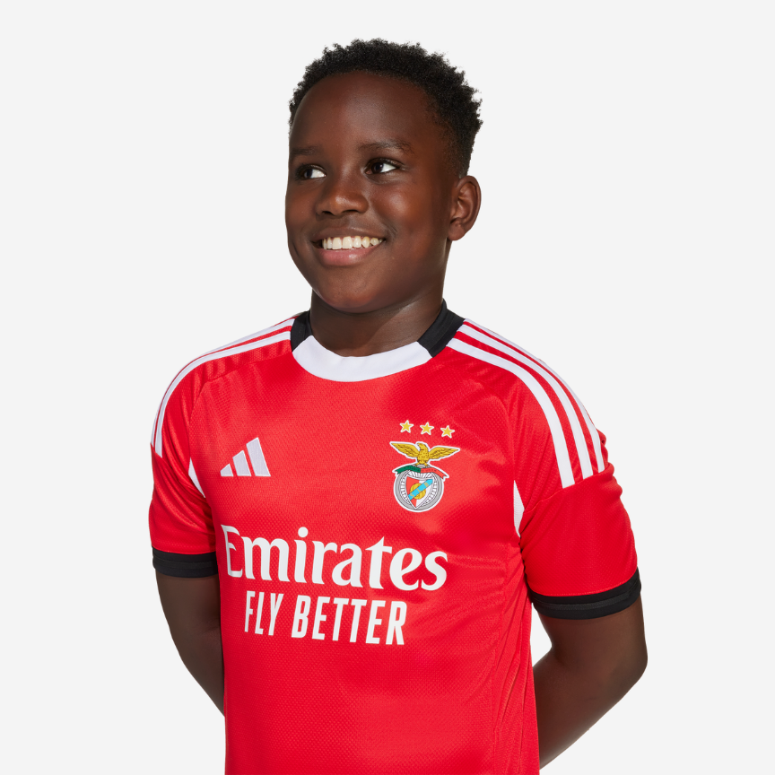 T-shirt e Pantaloncini Bambino Benfica Home 25/26