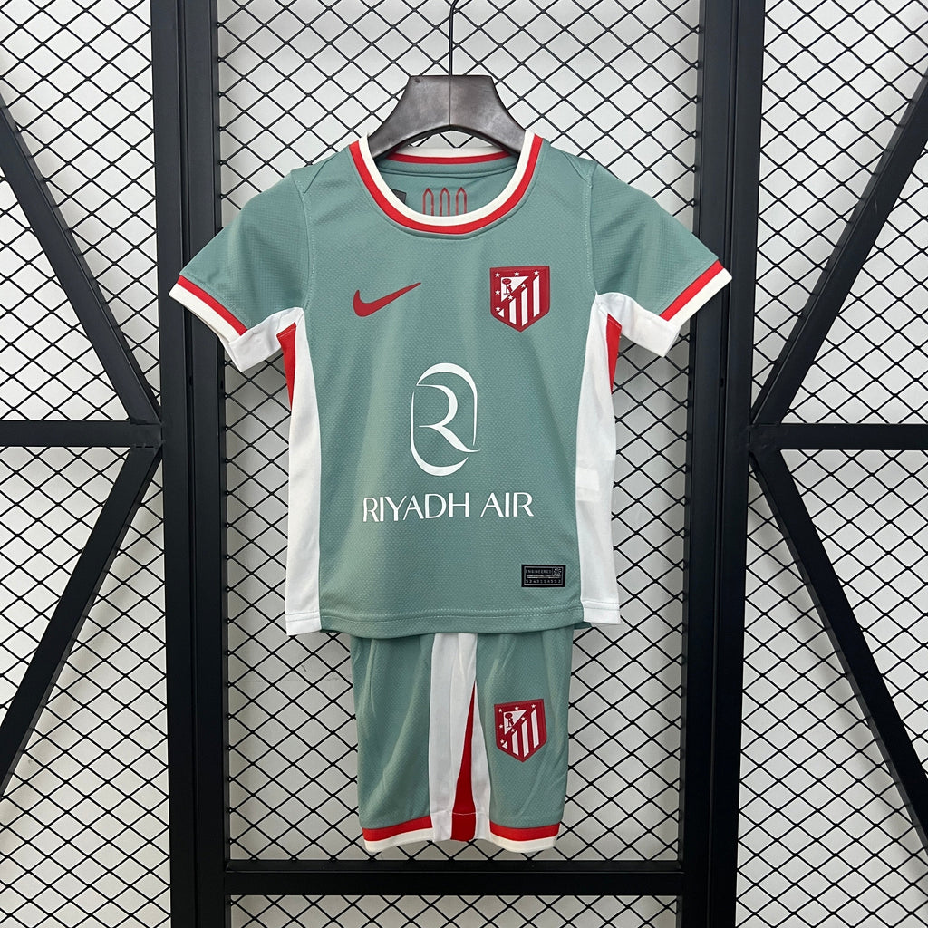 T-shirt e Pantaloncini Bambino Atletico de Madrid Away 24/25