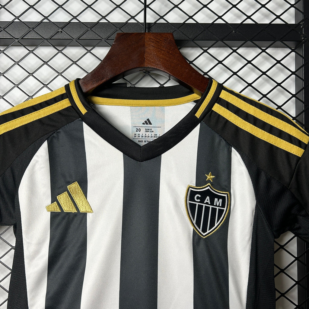 T-shirt e Pantaloncini Bambino Atletico Mineiro Home 25/26