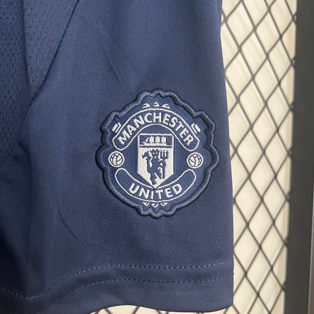 T-shirt e Pantaloncini Bambino Manchester United Away 24/25
