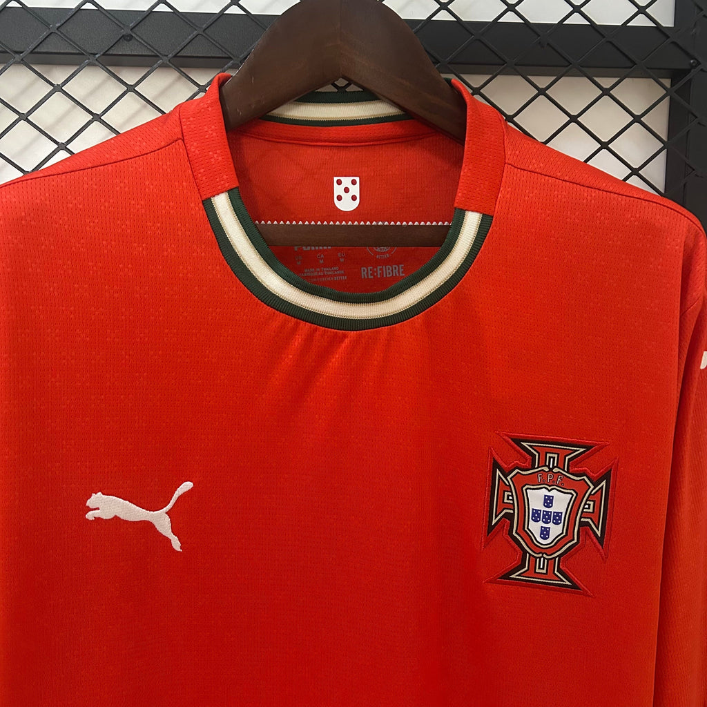 Maglia Manica Lunga Portogallo Home 25/26