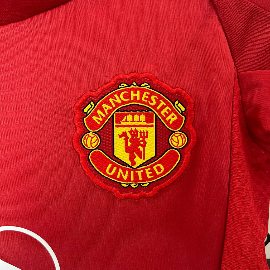 T-shirt e Pantaloncini Bambino Manchester United Home 24/25