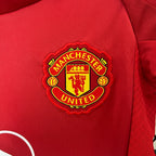 T-shirt e Pantaloncini Bambino Manchester United Home 24/25