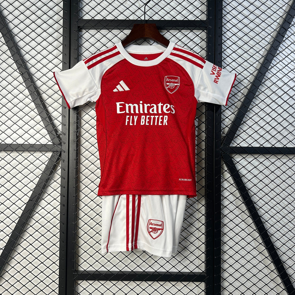 T-shirt e Pantaloncini Bambino Arsenal Home 25/26