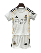 T-shirt e Pantaloncini Bambino Real Madrid Home 25/26