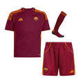 T-shirt e Pantaloncini Bambino AS Roma Home 25/26 - Con Calzettoni